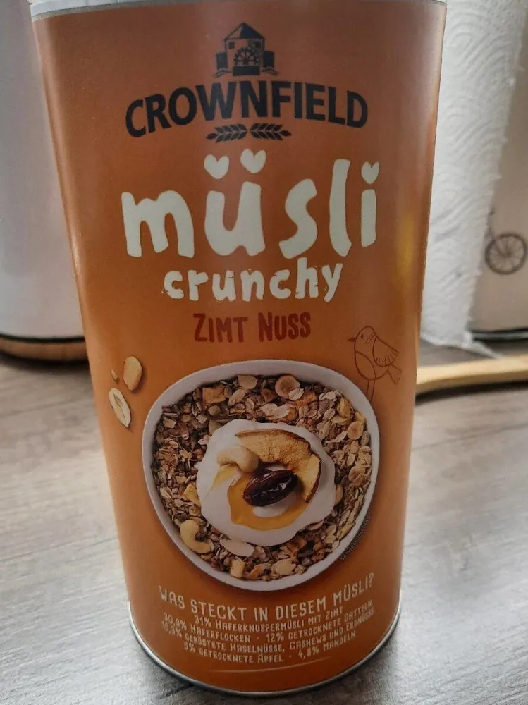 Müsli Crunchy Zimt Nuss