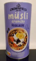 Muesli Crunchy Heidelbeere