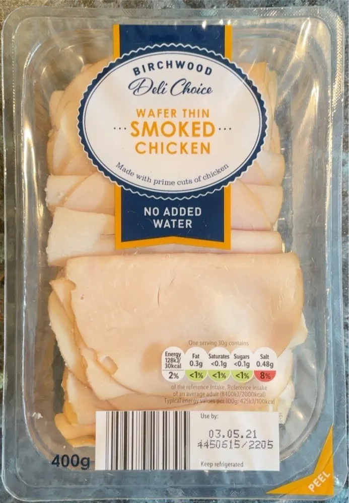 Wafer Thin Smoked Chicken