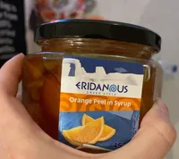 Orange peel in syrup