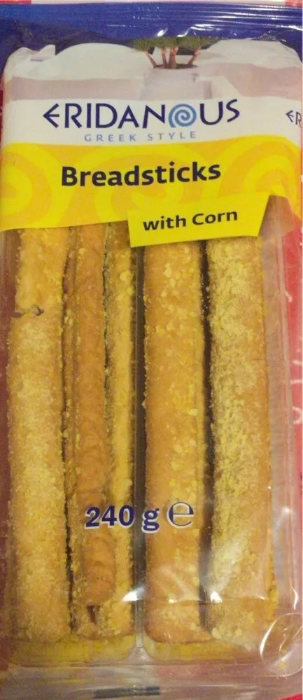 Breadsticks with corn