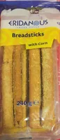 Breadsticks with corn