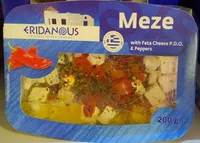 Meze with Feta Cheese P.D.O. & Peppers