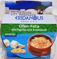 Ofen-Feta mit Paprika und Knoblauch