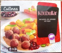 Culinea Köttbullar med potatis, sås, grönsaker och lingon