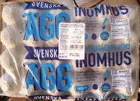 Svenska ägg från frigående höns inomhus Medium 24 st.