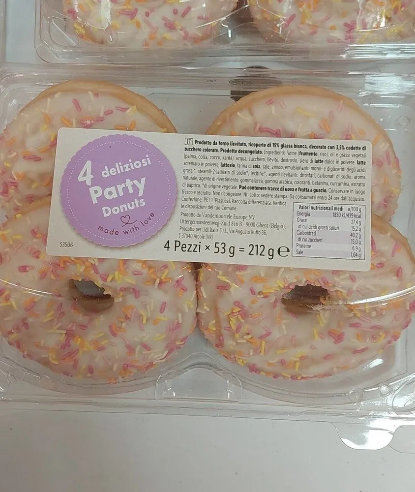 4 party donuts