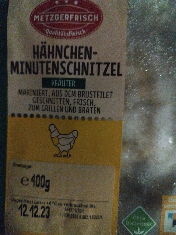Hähnchenminuten Schnitzel