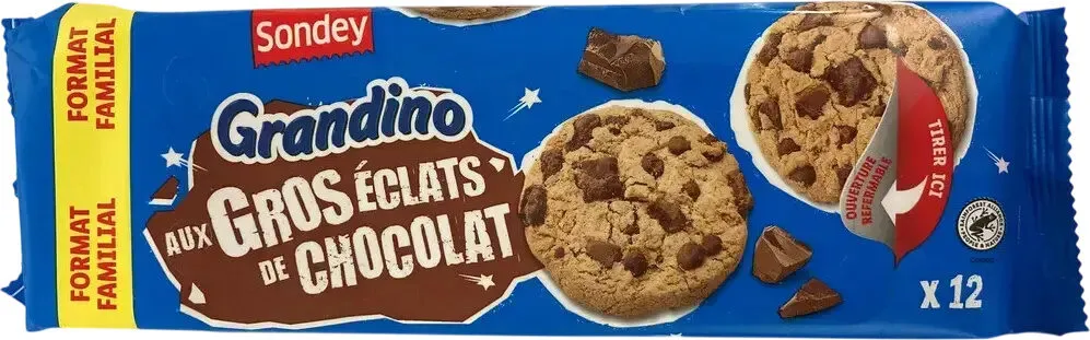 Grandino aux gros éclats de chocolat