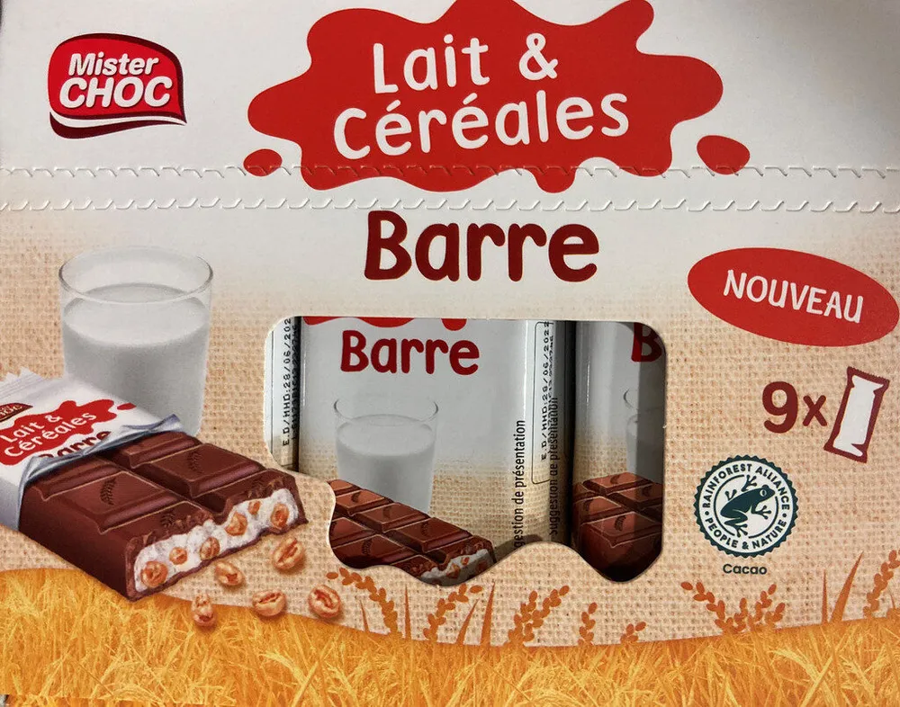 Milch & Cerealien Riegel