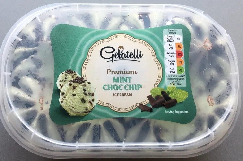 Mint choc chip icecream