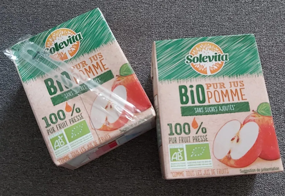 Pur jus pomme sans sucres ajoutés