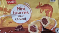 Mini fourrés cœur chocolat