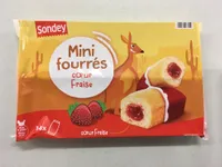 Mini gâteaux fourrés fraise