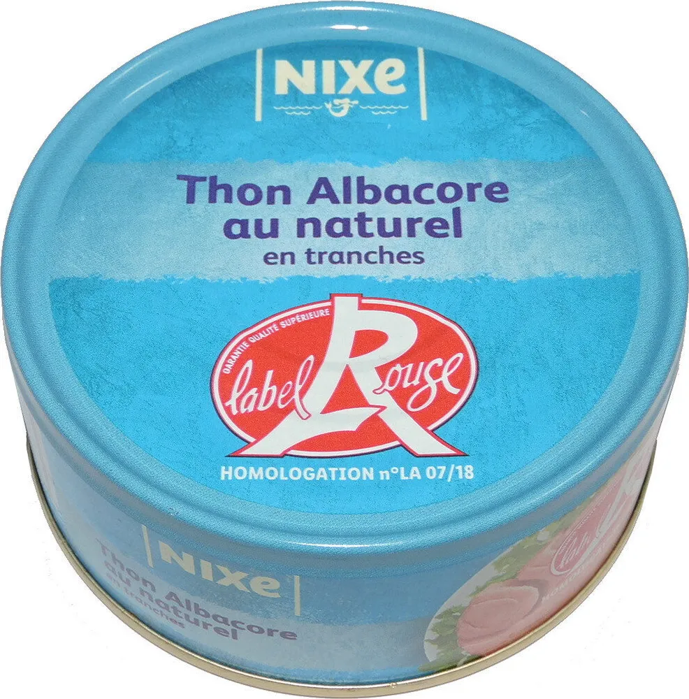 Thon Albacore au naturel en tranches Label Rouge