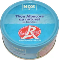 Thon Albacore au naturel en tranches Label Rouge
