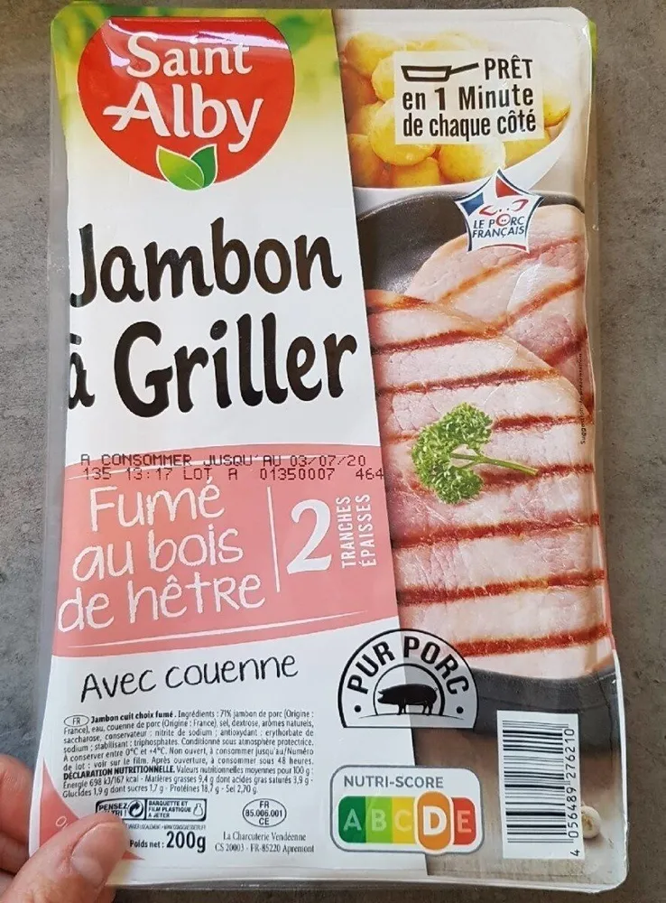 Jambon à griller