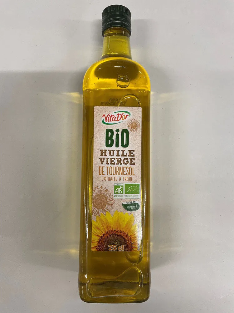 Huile vierge de tournesol Bio