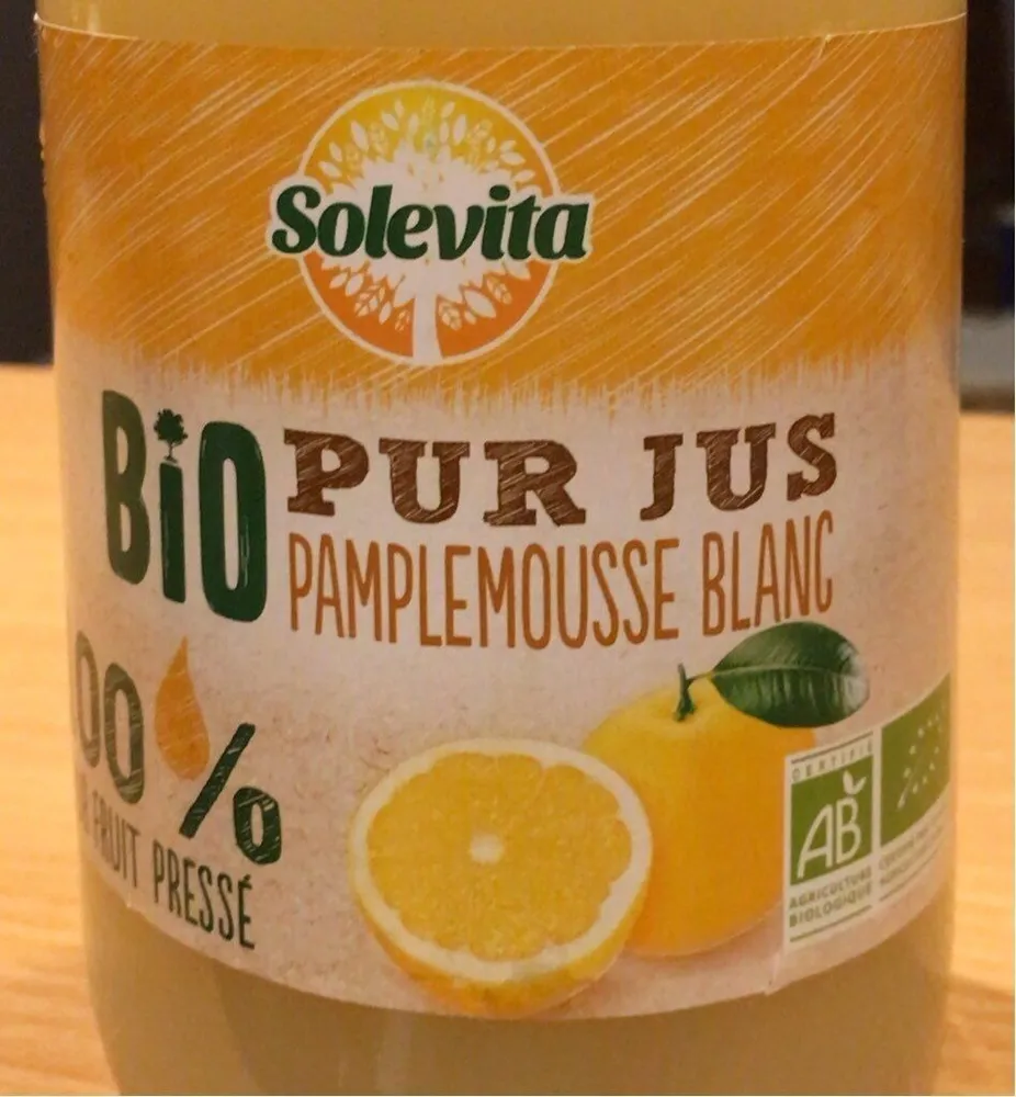 Pur jus pamplemousse blanc