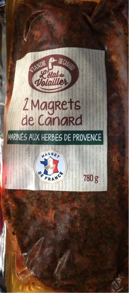 Magret de canard mariné aux herbes de provence