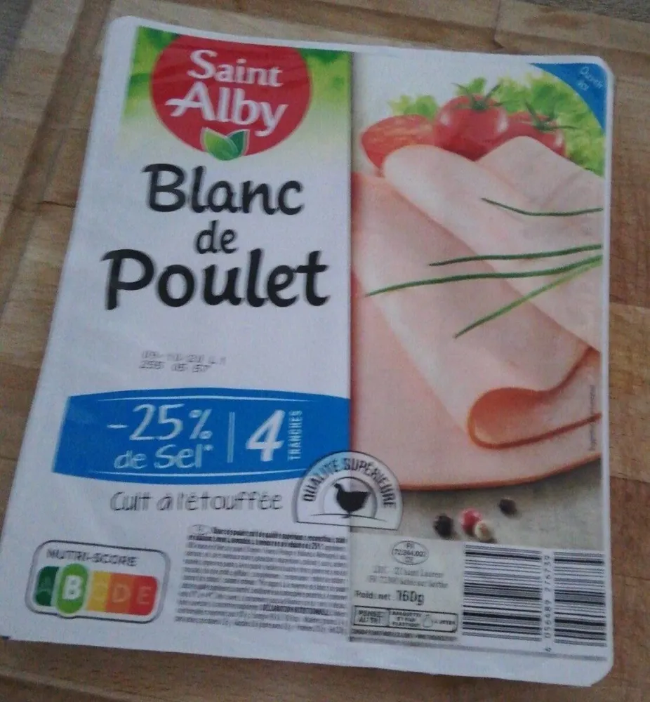 Blanc de poulet -25% sel