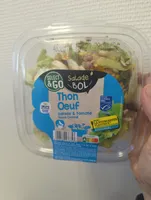 Salade bol thon oeuf