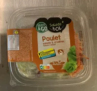 Salade crudites poulet