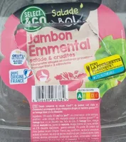 Salade crudites Jambon Emmental