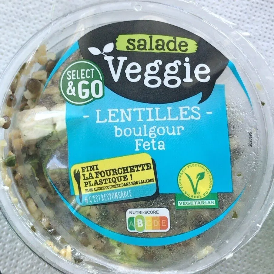 Salade Veggie Lentilles-boulgour Feta