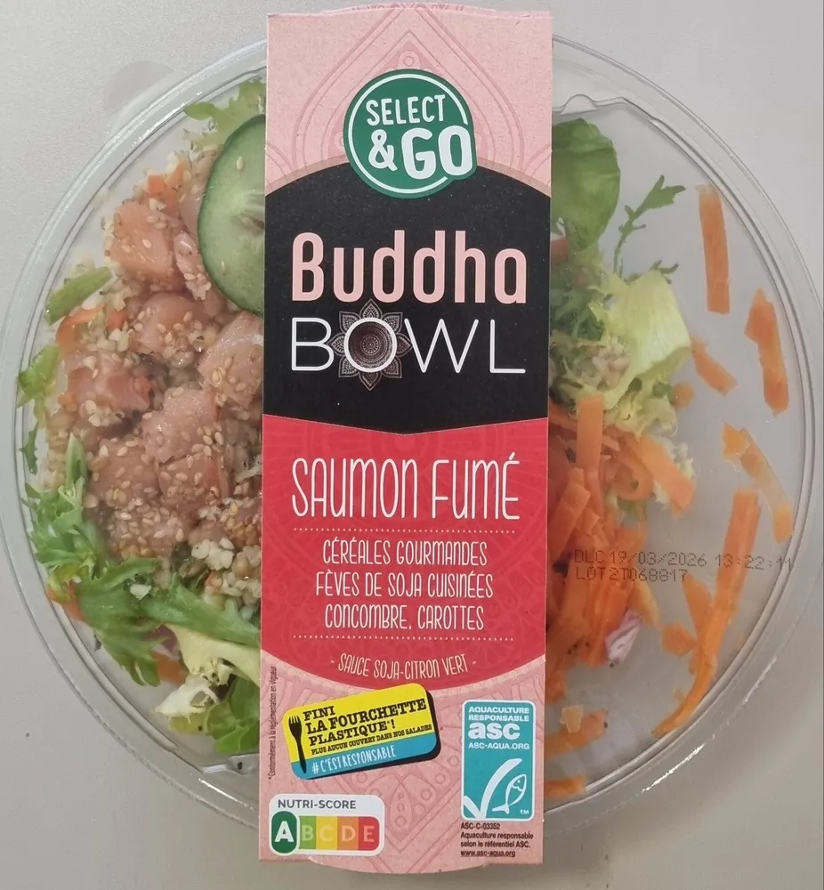 Buddha bowl saumon fumé