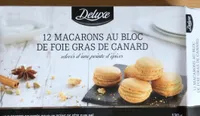 12 MACARONS AU BLOC DE FOIE GRAS DE CANARD