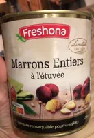 Marrons entiers à l'étuvée