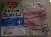 Le jambon cuit supérieur