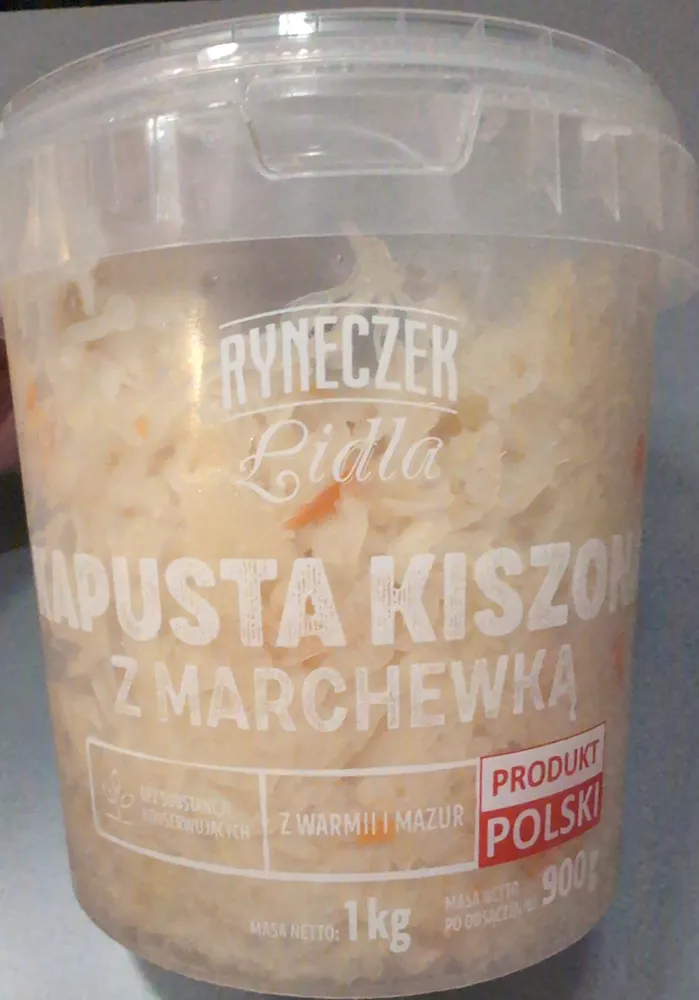 Kapusta kiszona z marchewką