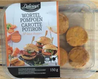 Mini burgers carotte potiron