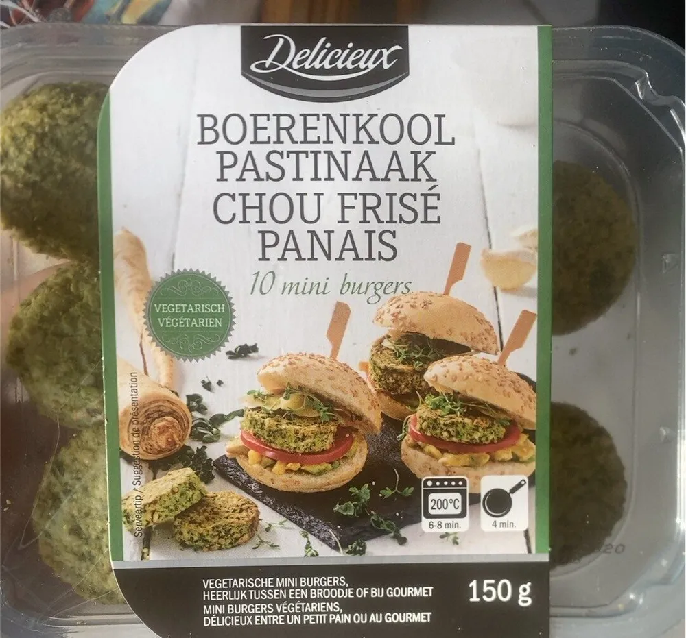 Mini burger vegetarien