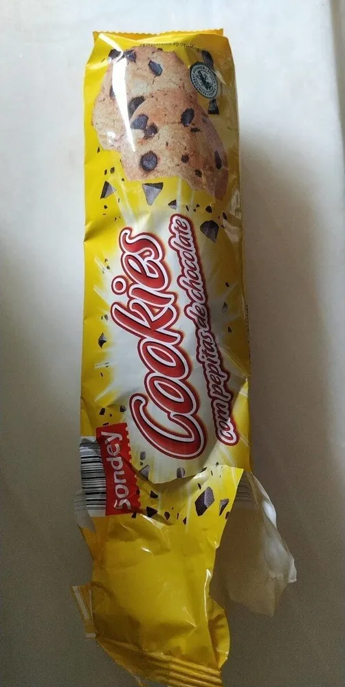 Cookies com pepitas de chocolate