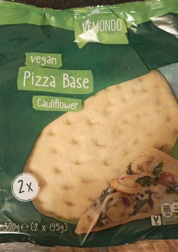 Pizza base cauliflower