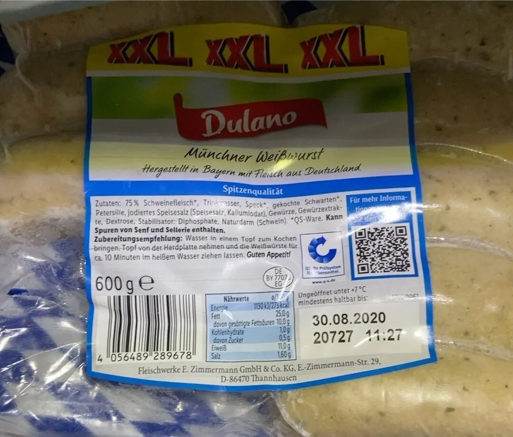 Münchner Weisswurst