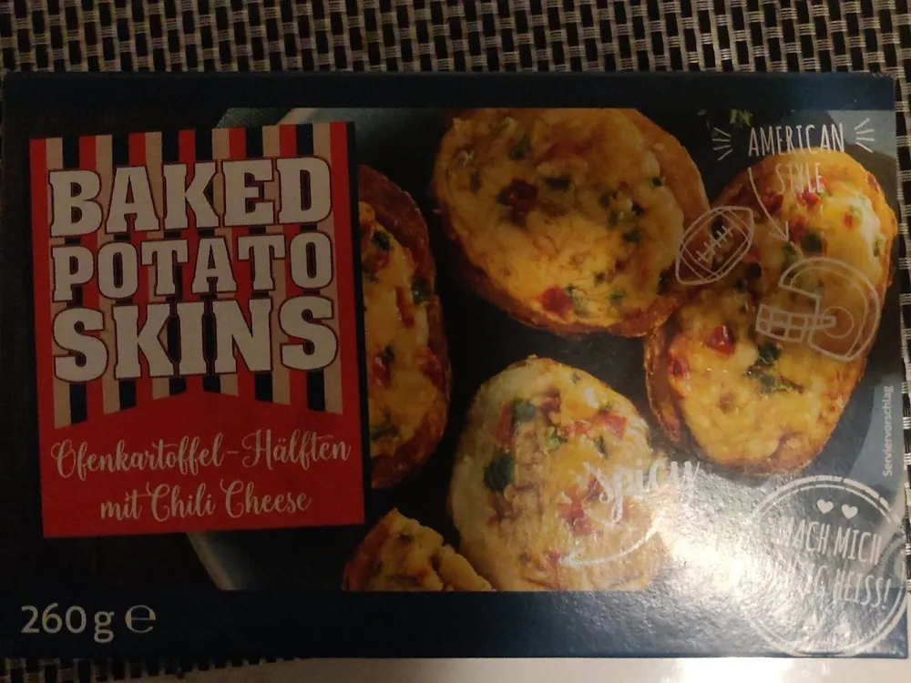 Ofenkartoffel-Hälften mit Chili-Cheese
