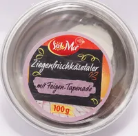 Ziegenfrischkäsetaler mit Feigen-Tapenade