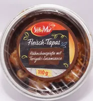 Fleisch-Tapas Hähnchenspieße mit Teriyaki-Sesamsauce