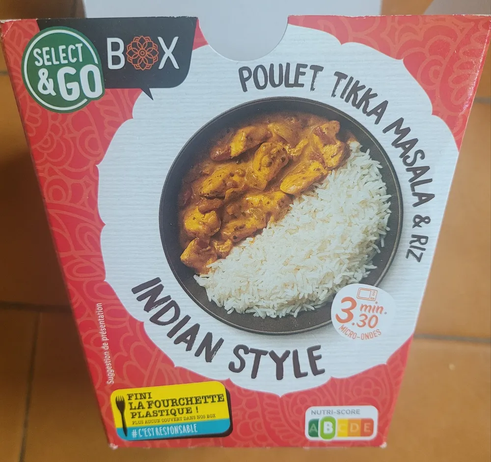 Poulet Tikka Masala & riz