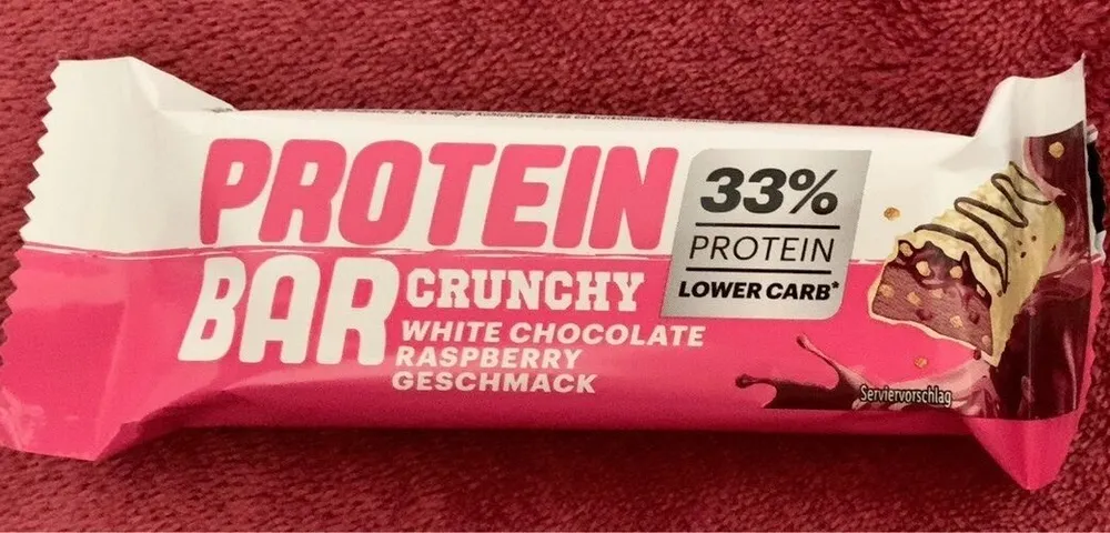 Prprotein bar crunchy white chocolate raspberry otein Bar crunchy White chocolate Raspberry