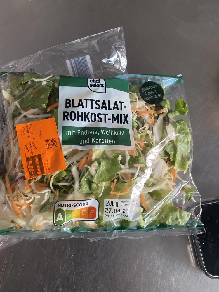Blattsalat Rohkost-Mix