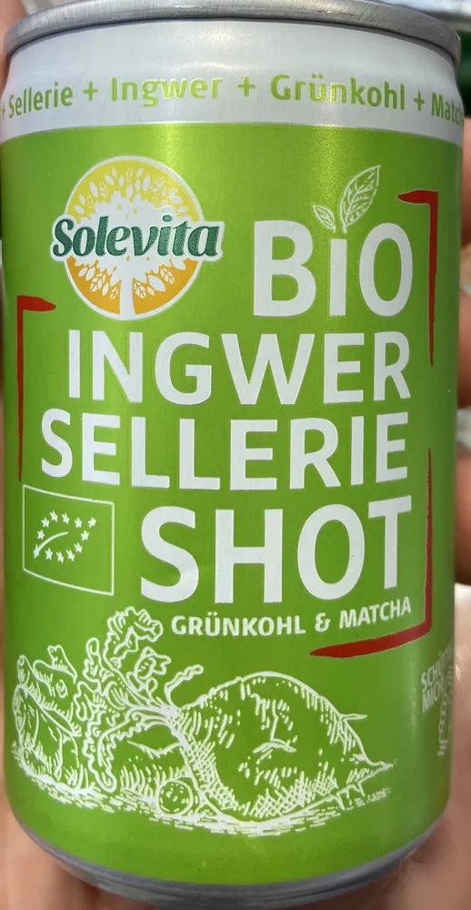 Ingwer Sellerie Shot