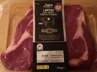 Deluxe 2 British Dry Aged Ribeye Steaks