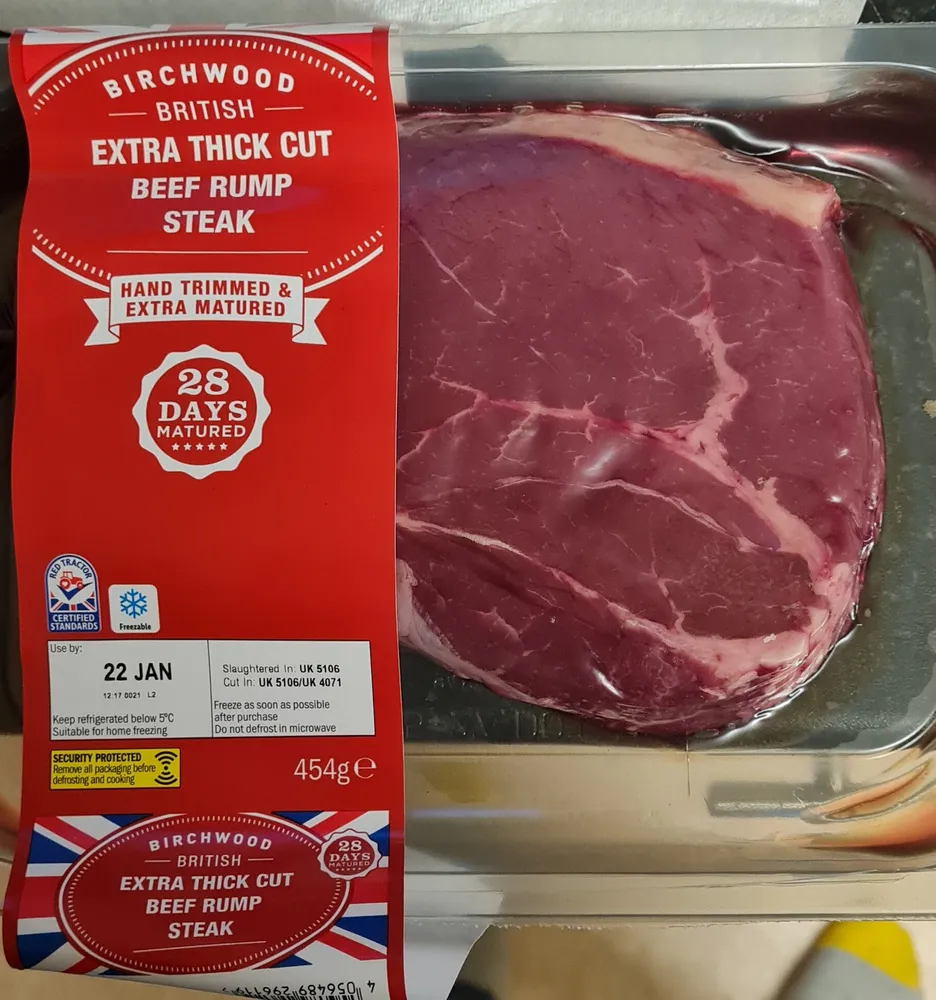 Extra Thick Cut Beef Rump Steak
