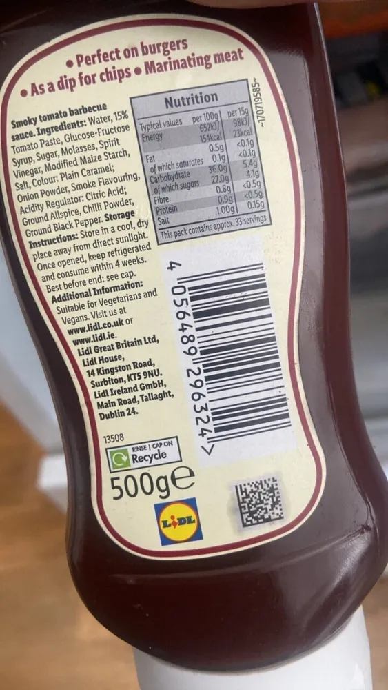 Smoky tomato barbecue sauce