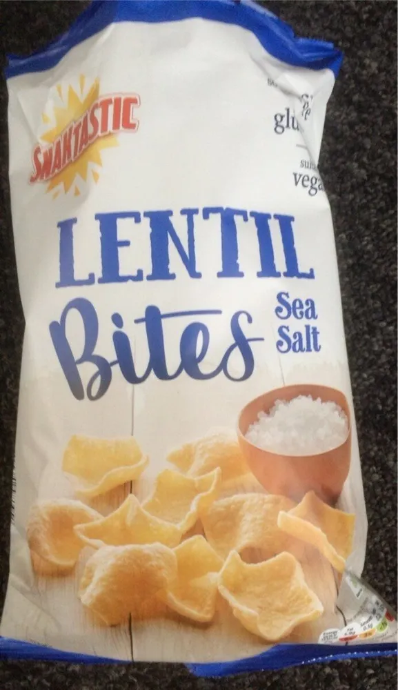 Lentil bites sea salt